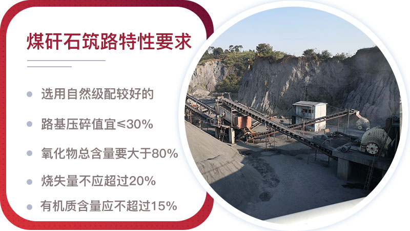 煤矸石用于路基填料特性要求