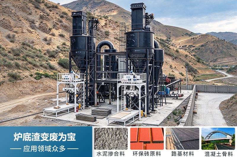 炉底渣加工后应用领域