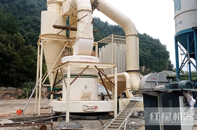 脱硫石膏粉生产线现场图片