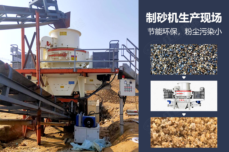 不同的制砂生产现场所需要的设备价格不一样