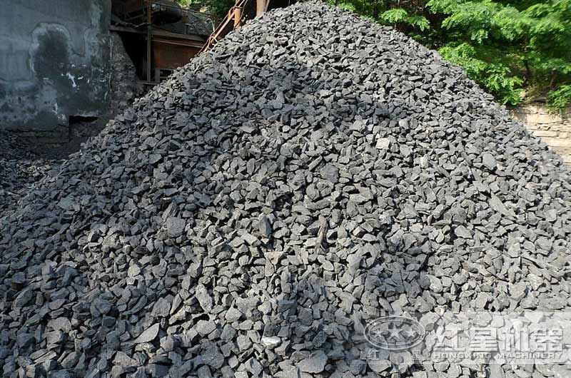 煤矸石固废物料